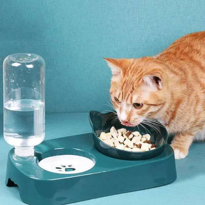 500ml BPA Free Pet Water Bottle Replacement Automatic Feeder Accessories Leak Proof Clear Plastic Bowl for Puppy Kitten Cat Dog