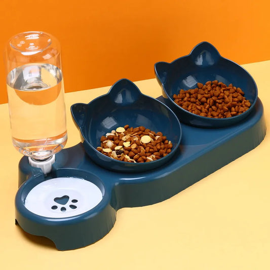 500ml BPA Free Pet Water Bottle Replacement Automatic Feeder Accessories Leak Proof Clear Plastic Bowl for Puppy Kitten Cat Dog